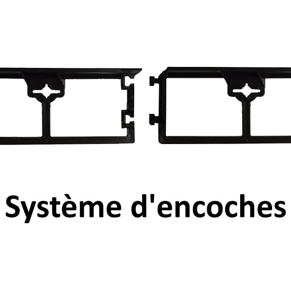 GT GARDEN - Bordure de jardin droite noire - 7,8 cm x 10 mètres avec 50 piquets d'ancrage - large