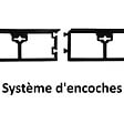 GT GARDEN - Bordure de jardin droite noire - 7,8 cm x 10 mètres avec 50 piquets d'ancrage - vignette