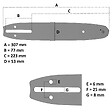 GT GARDEN - Guide 10 pouces (26 cm) avec chaîne 40 maillons pour tronçonneuse élagueuse 25 cm3 - vignette