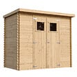 TIMBELA - TIMBELA M310 - Abri de jardin en bois - H200 x l239 x L142 cm / 2.63 m2 - vignette