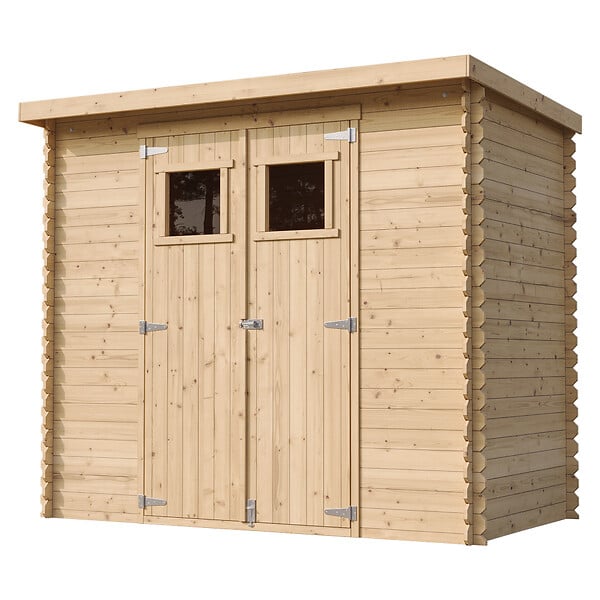 TIMBELA - TIMBELA M310 - Abri de jardin en bois - H200 x l239 x L142 cm / 2.63 m2 - large