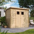 TIMBELA - TIMBELA M310 - Abri de jardin en bois - H200 x l239 x L142 cm / 2.63 m2 - vignette