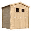 TIMBELA - Abri de jardin en bois - Stockage extérieur I186xL196xH218 cm/ 2,82 m2 - M320 - vignette