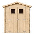 TIMBELA - Abri de jardin en bois - Stockage extérieur I186xL196xH218 cm/ 2,82 m2 - M320 - vignette
