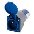ZENITECH - Lot de 4 adaptateurs compact sans câble femelle 16A 2P+T en mâle CEE17 pour camping, nautisme - Zenitech - vignette