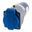 ZENITECH - Lot de 4 adaptateurs compact sans câble femelle 16A 2P+T en mâle CEE17 pour camping, nautisme - Zenitech - vignette