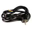 ZENITECH - Lot de 6 cordons d'alimentation avec prise 16A 3G1,5mm² 2m - Noir - Zenitech - vignette