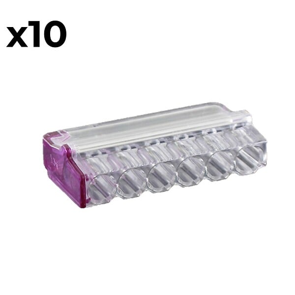 BLM - Sachet de 10 bornes 6 entrées - mini connex - Blm - large
