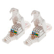 ZENITECH - Lot de 100 fiches RJ45 CAT 6 sans outil - Zenitech - vignette