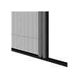 VOLET-MOUSTIQUAIRE - Moustiquaire plissée pour porte et porte-fenêtre H230 cm x L140 cm coloris gris - vignette