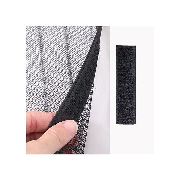 VOLET-MOUSTIQUAIRE - Moustiquaire Rideau magnétique pour Porte H220xL100 cm - large