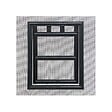 VOLET-MOUSTIQUAIRE - Chatière de moustiquaire de Porte ou Baie Vitrée H25 cm x L20 cm Noir - vignette