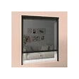 VOLET-MOUSTIQUAIRE - Moustiquaire enroulable verticale grise H145 cm x L130 cm - vignette