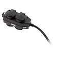 ZENITECH - Lot de 5 boîtiers de dérivation 4 prises IP44 5m - Noir - Zenitech - vignette