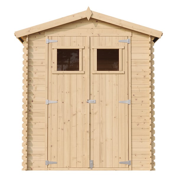 TIMBELA - Abri de jardin en bois I196xL136xH218 cm/ 1.98 m2 - M367 - large