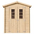TIMBELA - Abri de jardin en bois - Stockage extérieur I186xL196xH218 cm/ 2,82 m2  - M320C - vignette