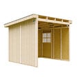 TIMBELA - Abri de Jardin Qualité Premium 5,9 m² - H231x248x294 cm - Sans plancher e  paroi latérale - Timbela M938B - vignette