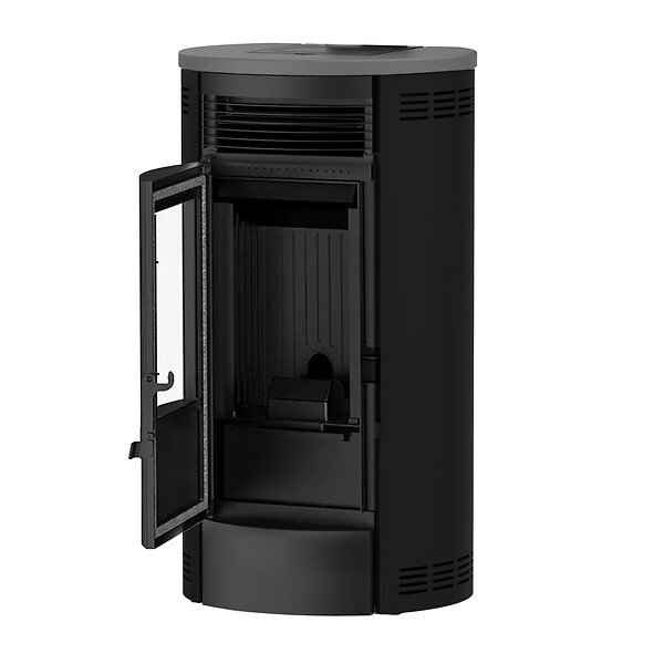 SANNOVER - Poêle à granulés étanche Flavia 15 kW Noir Sannover - large
