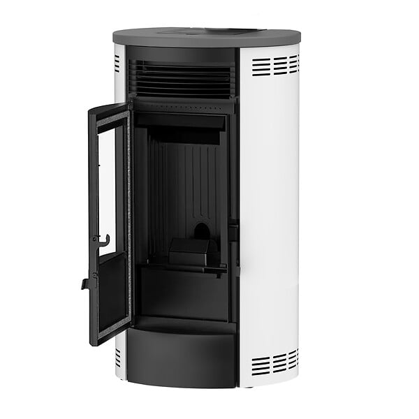SANNOVER - Poêle à granulés étanche Flavia 9,5 kW Blanc Sannover - large