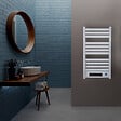 SANNOVER - Sèche-Serviette Electrique mural avec Soufflerie Omiros Sannover 2000 W Blanc - vignette