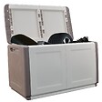 INTEC - Coffre de Rangement Extérieur 230L Malle de Jardin Beige/Taupe 96 x 53 x H57cm Poignées de transport INTEC - vignette