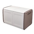 INTEC - Coffre de Rangement Extérieur 230L Malle de Jardin Beige/Taupe 96 x 53 x H57cm Poignées de transport INTEC - vignette