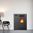 SANNOVER - Poêle à granulés Air Slim Astral 12,2 kW Noir Sannover - vignette