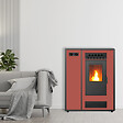 SANNOVER - Poêle à granulés Air Slim Astral 12,2 kW Bordeaux Sannover - vignette
