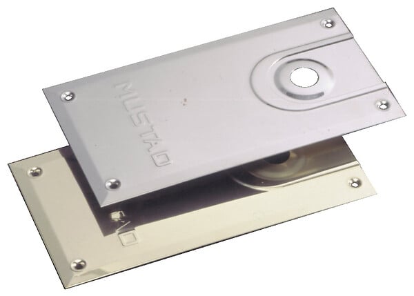 LCN - Plaque de pivot 701.01 pour série 86N finition inox - MUSTAD - 3050705105 - large