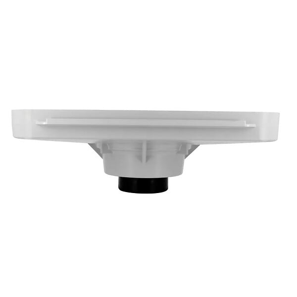 NICOLL - Receveur siphonné Nicoll REL 40x40cm PVC gris clair avec adaptateur - large