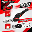 ELEM - Cisaille - taille haies 3.6v lithium - Batterie et cable de chargement fournis -  Elem Garden - vignette
