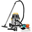VACMASTER - Aspirateur eau et poussières 1600W - 20L inox - 27 Kpa avec prise intégrée - vignette