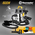 VACMASTER - Aspirateur eau et poussières 1600W - 20L inox - 27 Kpa avec prise intégrée - vignette
