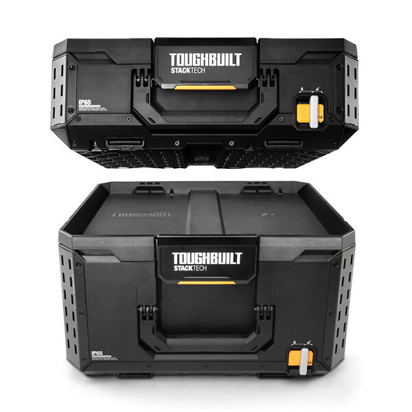 TOUGHBUILT INDUSTRIES - Coffre à roulettes StackTech TOUGHBUILT TB-B1-B-70R-BEA - large