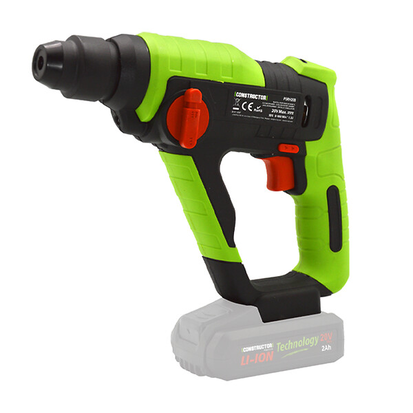 CONSTRUCTOR - Marteau perforateur sans fil 20V - Sans batterie - large
