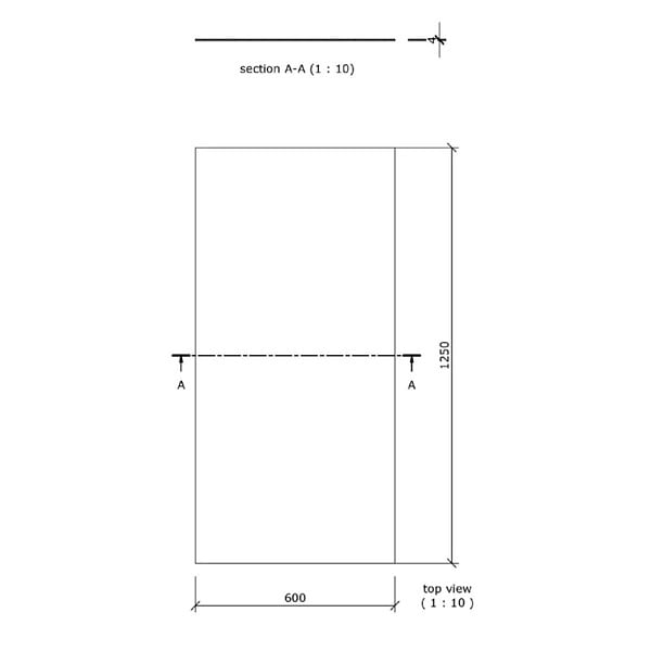 WEDI - Pack 4 panneaux de construction Wedi 125 x 60 x 0,4 cm - large