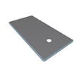 WEDI - Receveur de douche à carreler 160 x 100 Fundo Primo rectangle écoulement excentré - vignette