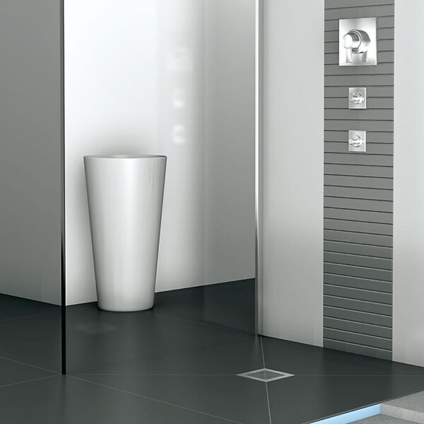 WEDI - Receveur à carreler 160 x 100 cm Fundo Plano, bonde intégrée + kit d'étanchéité - large