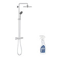 GROHE - Colonne de douche thermostatique Vitalio Joy 260 avec nettoyant robinetterie GrohClean - vignette