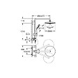 GROHE - Colonne de douche thermostatique Vitalio Joy 260 avec nettoyant robinetterie GrohClean - vignette
