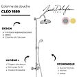 JACOB DELAFON - Colonne de douche Cléo 1889 chromé - vignette
