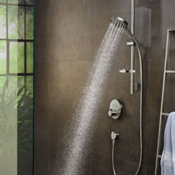 HANSGROHE - Douchette à main Raindance Select S 120 3jet PowderRain aspect doré poli - large