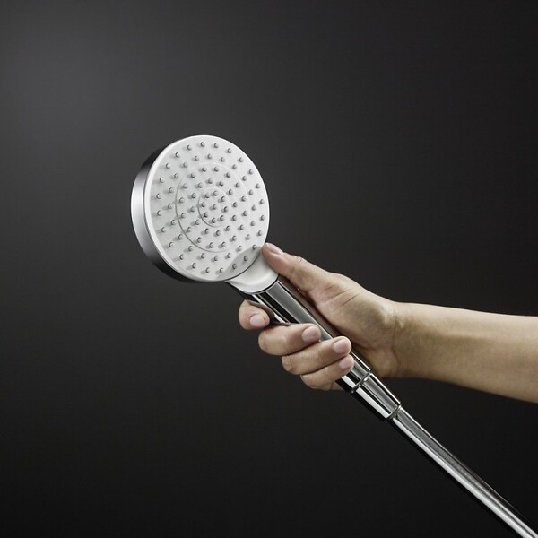 HANSGROHE - Pommeau de douche Crometta + Flexible Metaflex 160 cm chromé - large