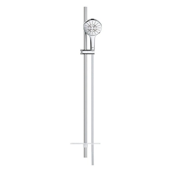 GROHE - Grohe - Robinet bain thermostatique avec tablette Grohtherm + Ensemble de douche Rainshower - large