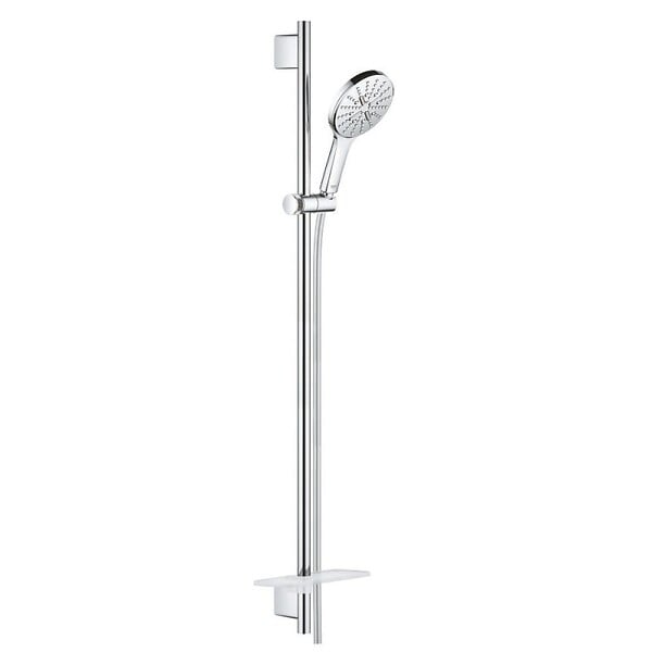 GROHE - Grohe - Robinet bain thermostatique avec tablette Grohtherm + Ensemble de douche Rainshower - large
