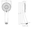 JACOB DELAFON - Pommeau de douche Juliette chrome + flexible - vignette