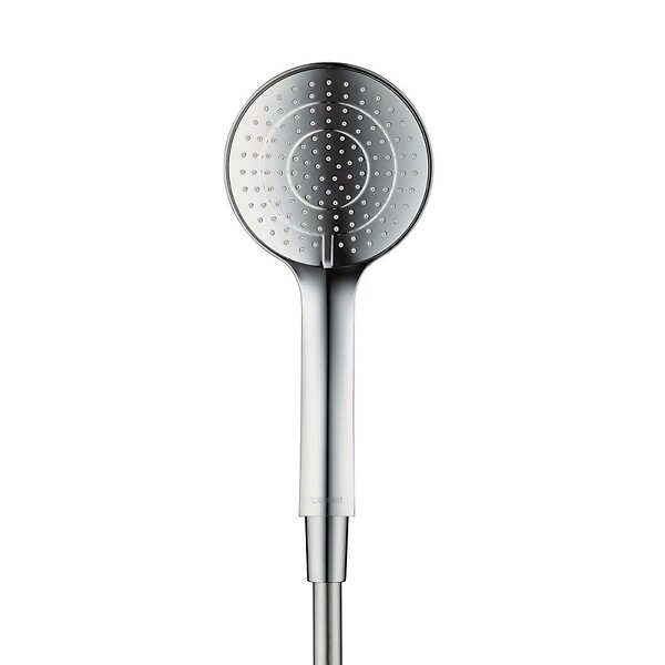 DURAVIT - Pommeau de douche Universal 11 cm 3 jets chromé blanc - large