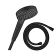 HANSGROHE - Pommeau de douche Vernis Blend + Flexible Isiflex 160 cm noir mat - vignette