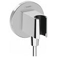 HANSGROHE - Support pommeau de douche avec raccordement Fixfit S chromé - vignette