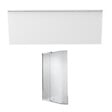 JACOB DELAFON - Tablier frontal baignoire rectangulaire + pare bain, blanc brillant Installation en niche - vignette